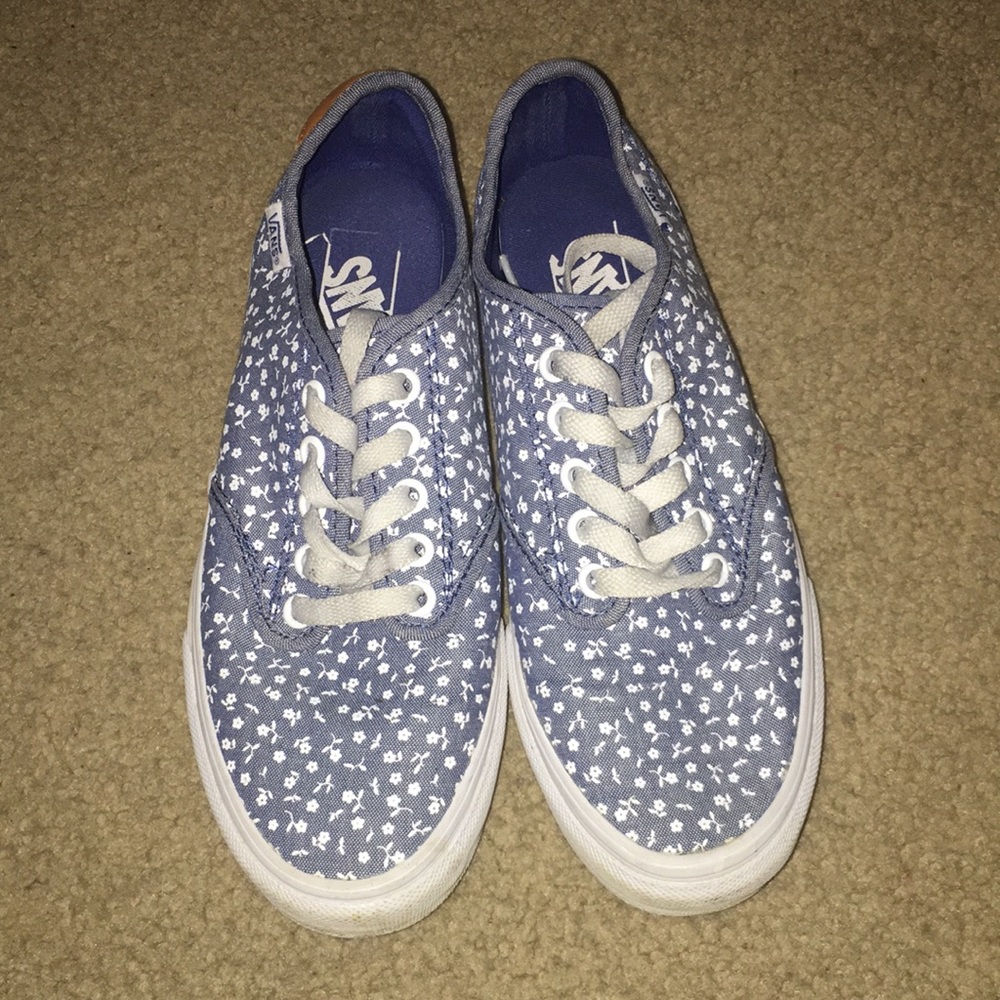 Authentic Floral Print Vans